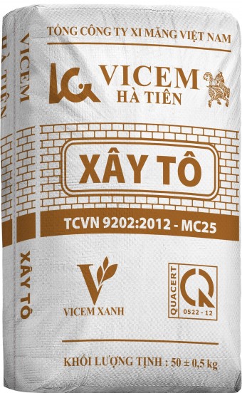 Xi măng VICEM Hà Tiên xây tô